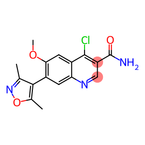 4-氯-7-(3,5-二甲基异恶唑-4-基)-6-甲氧基喹啉-3-甲酰胺
