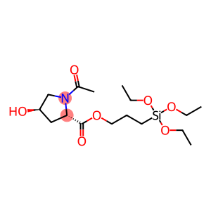 3-(氮-乙酰基-4-羟基丙酰氧基)丙基三乙氧基硅烷