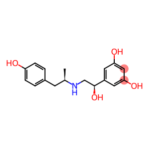 1,3-Benzenediol, 5-[1-hydroxy-2-[[2-(4-hydroxyphenyl)-1-methylethyl]amino]ethyl]-, (R*,R*)-