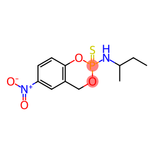 N-(1-Methylpropyl)-6-nitro-4H-1,3,2-benzodioxaphosphorin-2-amine 2-sulfide