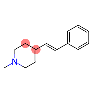 Pyridine, 1,2,3,6-tetrahydro-1-methyl-4-[(1E)-2-phenylethenyl]-