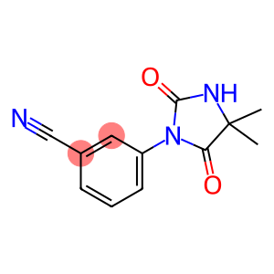 3-(4,4-二甲基-2,5-二氧代咪唑烷-1-基)苯甲腈