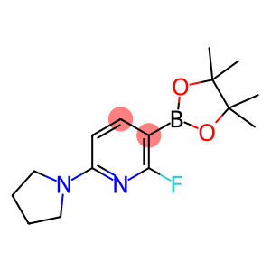 Pyridine, 2-fluoro-6-(1-pyrrolidinyl)-3-(4,4,5,5-tetramethyl-1,3,2-dioxaborolan-2-yl)-