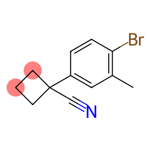 1-(4-bromo-3-methylphenyl)cyclobutanecarbonitrile