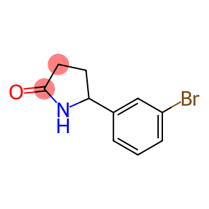 5-(3-溴苯基)吡咯烷-2-酮