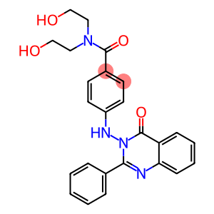 N,N-bis(2-hydroxyethyl)-4-[(4-oxo-2-phenyl-quinazolin-3-yl)amino]benza mide