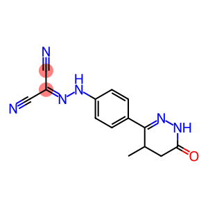 R-(-)-4-(1,4,5,6-tetrahydro-4-methyl-6-oxo-3-pyridazinyl)phenyl hydrozono-propanedinitrile