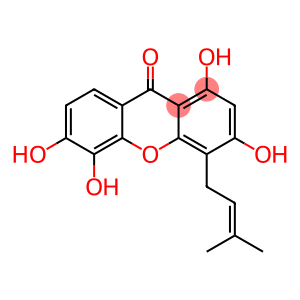 1,3,5,6-Tetrahydroxy-4-(3-methyl-2-buten-1-yl)-9H-xanthen-9-one