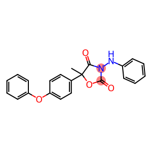 3-苯氨基-5-甲基-5-(4-苯氧基苯基)唑烷-2,4-二酮