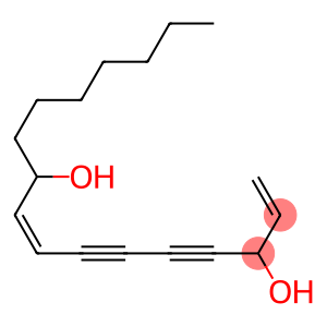 1,8-Heptadecadiene-4,6-diyne-3,10-diol, (8Z)-(+)-