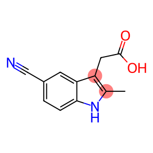 5-Cyano-2-methylindole-3-acetic acid