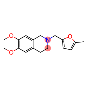 Isoquinoline, 1,2,3,4-tetrahydro-6,7-dimethoxy-2-[(5-methyl-2-furanyl)methyl]-