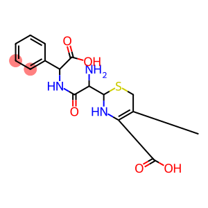 2-[1-AMino-2-[carboxy(phenyl)MethylaMino]-2-oxoethyl]-3,6-dihydro-5-Methyl-2H-1,3-thiazine-4-carboxylic Acid