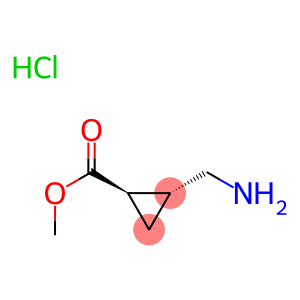 Cyclopropanecarboxylic acid, 2-(aminomethyl)-, methyl ester, hydrochloride, trans-