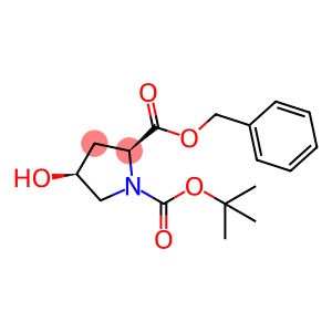 1,2-Pyrrolidinedicarboxylic acid, 4-hydroxy-, 1-(1,1-dimethylethyl) 2-(phenylmethyl) ester, (2S,4S)-