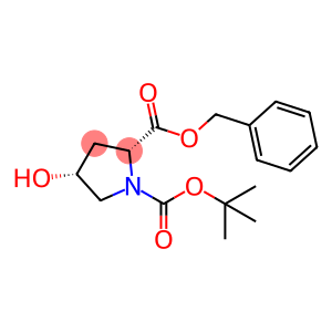 1,2-Pyrrolidinedicarboxylic acid, 4-hydroxy-, 1-(1,1-dimethylethyl) 2-(phenylmethyl) ester, (2R,4R)-