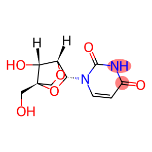 2,4(1H,3H)-Pyrimidinedione, 1-[2,5-anhydro-4-C-(hydroxymethyl)-α-L-arabinofuranosyl]-