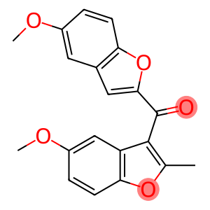 (5-Methoxy-1-benzofuran-2-yl)(5-methoxy-2-methyl-1-benzofuran-3-yl)methanone