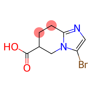 Imidazo[1,2-a]pyridine-6-carboxylic acid, 3-bromo-5,6,7,8-tetrahydro-