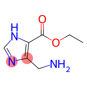 1H-Imidazole-5-carboxylic acid, 4-(aminomethyl)-, ethyl ester