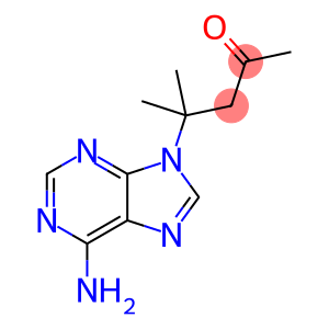 2-Pentanone, 4-(6-amino-9H-purin-9-yl)-4-methyl-