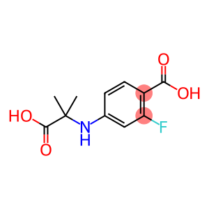 Benzoic acid, 4-[(1-carboxy-1-methylethyl)amino]-2-fluoro-
