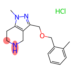 1-甲基-3-{[(2-甲苄基)氧基]甲基}-4,5,6,7-四氢-1H-吡唑并[4,3-C]吡啶盐酸盐