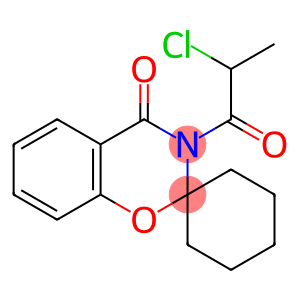 3-(2-氯-1-氧代丙基)螺[2H-1,3-苯并恶嗪-2,1'-环己烷]-4(3H)-酮