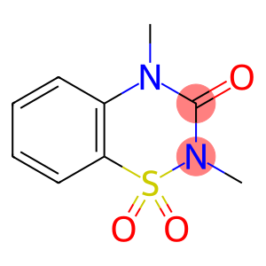 2,4-dimethyl-1,1-dioxo-1λ6,2,4-benzothiadiazin-3-one