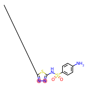 4-Amino-N-(5-methyl-1,3,4-thiadiazol-2-yl)benzene-13C6-sulfonamide