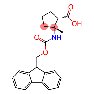 Cyclopentanecarboxylic acid, 2-[[(9H-fluoren-9-ylmethoxy)carbonyl]amino]-2-methyl-, (1S,2R)-