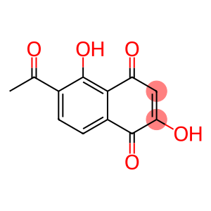6-Acetyl-2,5-dihydroxy-1,4-naphthoquinone