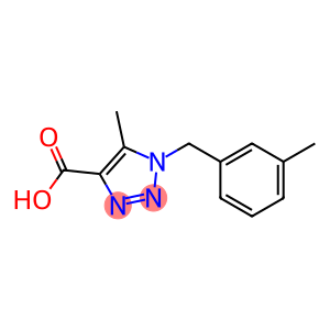 5-Methyl-1-(3-methylbenzyl)-1h-1,2,3-triazole-4-carboxylic acid