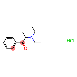 1-phenyl-2-diethylamino-1-propanonehydrochloride