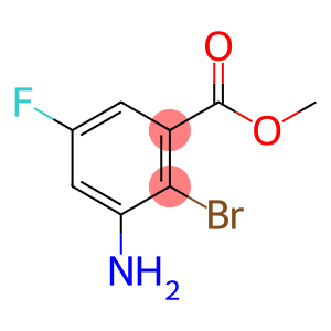 2-溴-5-氟-3-氨基苯甲酸甲酯