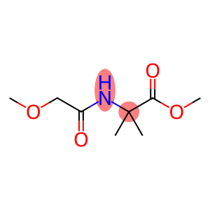 methyl 2-[(2-methoxyacetyl)amino]-2-methylpropanoate