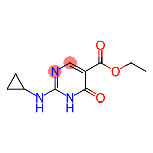 5-Pyrimidinecarboxylic acid, 2-(cyclopropylamino)-1,6-dihydro-6-oxo-, ethyl ester