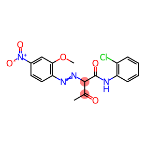 Butanamide, N-(2-chlorophenyl)-2-[2-(2-methoxy-4-nitrophenyl)diazenyl]-3-oxo-