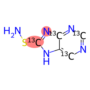 6-[(1-Methyl-4-nitro-1H-iMidazol-5-yl)thio]-1H-purine-13C4