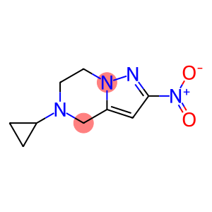 5-环丙基-2-硝基-4,5,6,7-四氢吡唑并[1,5-a]吡嗪