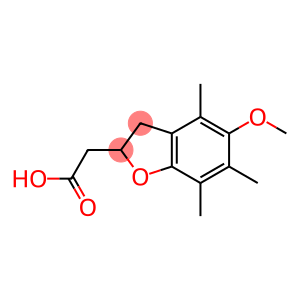 2-Benzofuranacetic acid, 2,3-dihydro-5-methoxy-4,6,7-trimethyl-