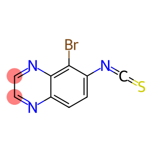Quinoxaline, 5-bromo-6-isothiocyanato-