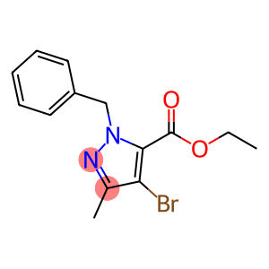 Ethyl 1-benzyl-4-broMo-3-Methyl-1H-pyrazole-5-carboxylate