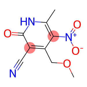 1,2-Dihydro-4-methoxymethyl-5-nitro-6-methyl-2-oxopyridine-3-carbonitrile