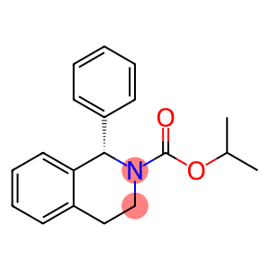 2(1H)-Isoquinolinecarboxylic acid, 3,4-dihydro-1-phenyl-, 1-methylethyl ester, (1S)-