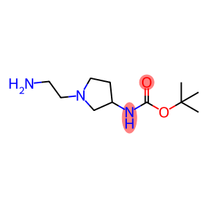 Carbamic acid, N-[1-(2-aminoethyl)-3-pyrrolidinyl]-, 1,1-dimethylethyl ester