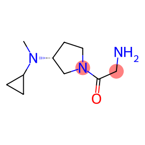 2-amino-1-[(3R)-3-[cyclopropyl(methyl)amino]pyrrolidin-1-yl]ethanone
