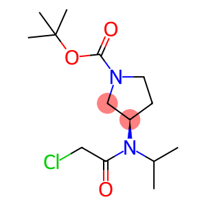 1-Pyrrolidinecarboxylic acid, 3-[(2-chloroacetyl)(1-methylethyl)amino]-, 1,1-dimethylethyl ester, (3R)-