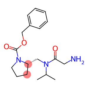 benzyl (2S)-2-[[(2-aminoacetyl)-propan-2-ylamino]methyl]pyrrolidine-1-carboxylate