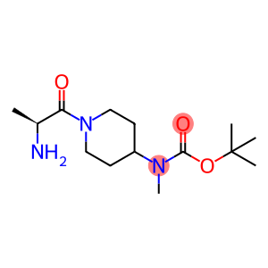 Carbamic acid, N-[1-[(2S)-2-amino-1-oxopropyl]-4-piperidinyl]-N-methyl-, 1,1-dimethylethyl ester
